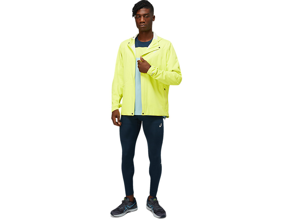 Men's Asics Accelerate Jackets Yellow | 2178-HVJPW