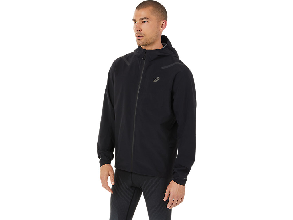 Men's Asics Accelerate Waterproof 2.0 Jackets Black | 7685-HGQXU