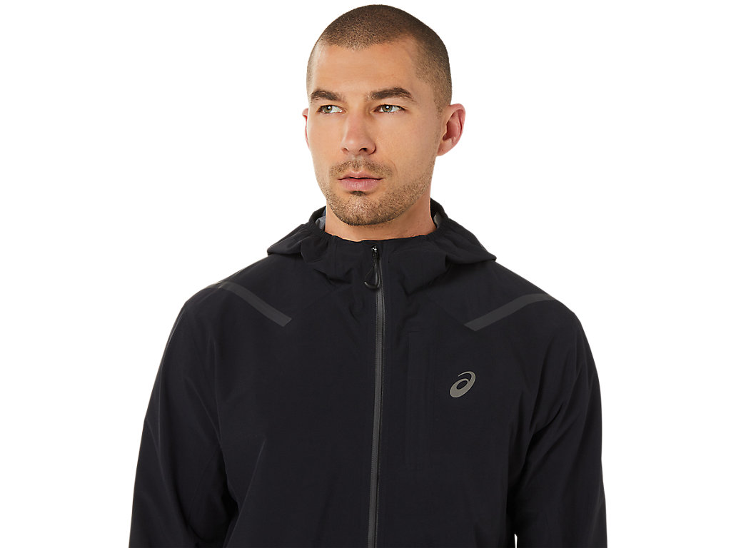 Men's Asics Accelerate Waterproof 2.0 Jackets Black | 7685-HGQXU