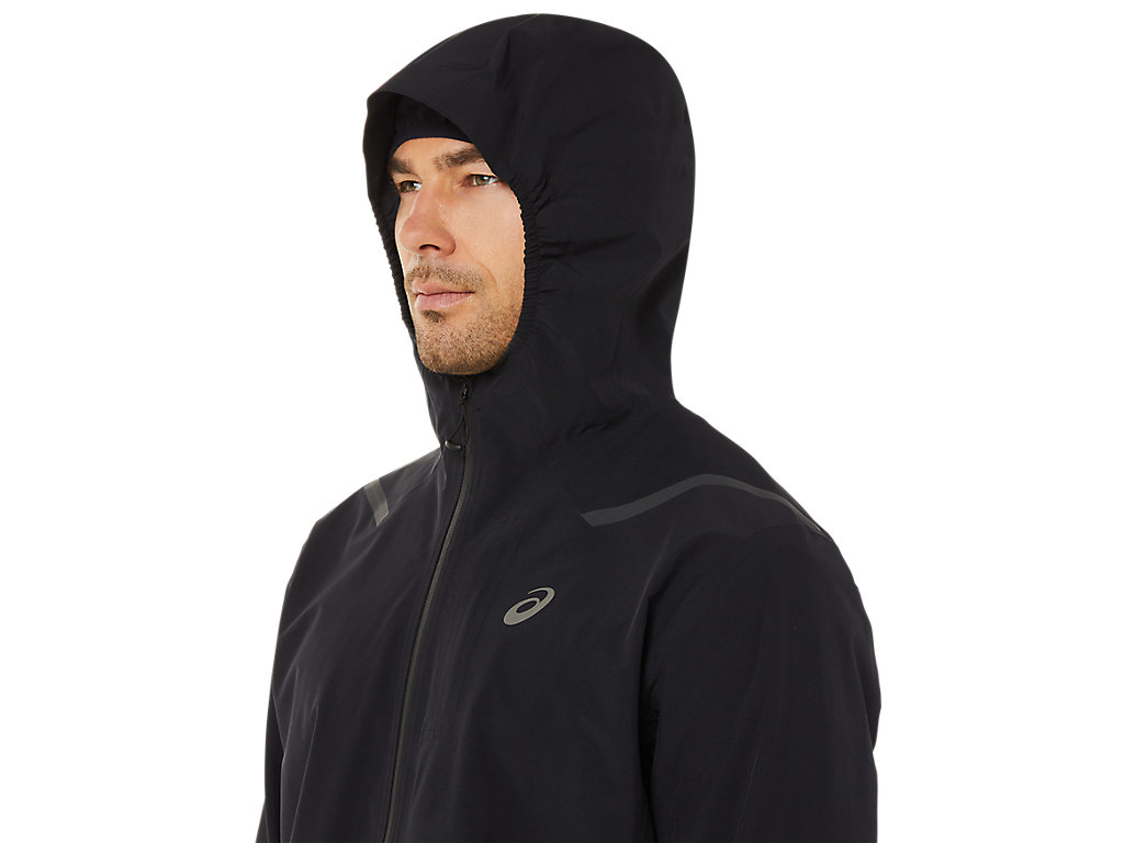 Men's Asics Accelerate Waterproof 2.0 Jackets Black | 7685-HGQXU