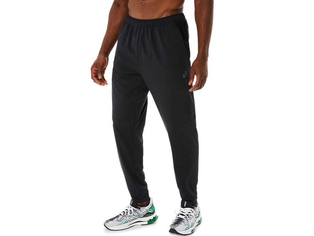 Men\'s Asics Actibreeze Hybrids Pants Black | 1238-XLRDW