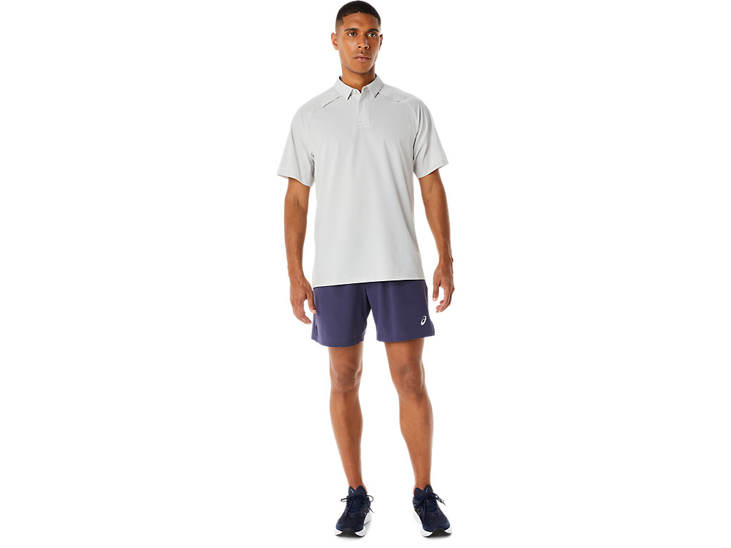 Men's Asics Actibreeze Jacquard T Shirts Grey | 8612-CQWOF