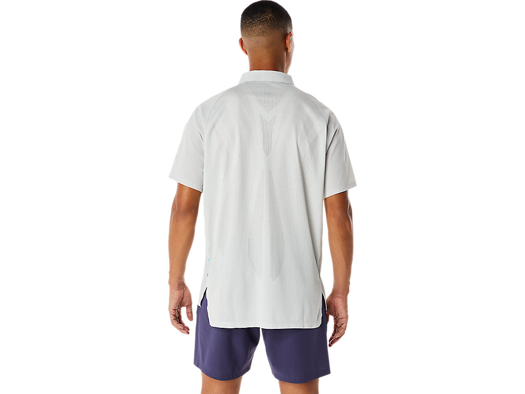 Men's Asics Actibreeze Jacquard T Shirts Grey | 8612-CQWOF