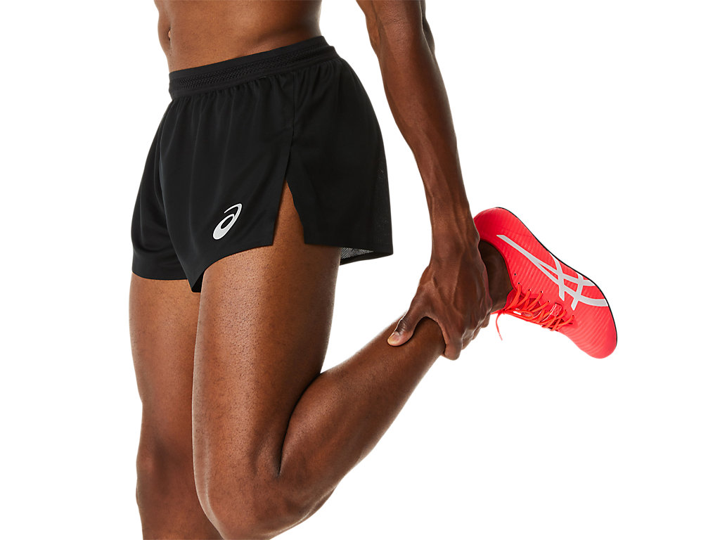 Men's Asics Actibreeze Light Knit Shorts Black | 7218-QPHEK