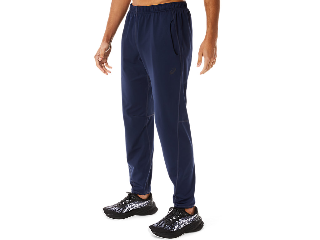 Men's Asics Brushed Knits Pants Dark Blue | 8106-VLECW