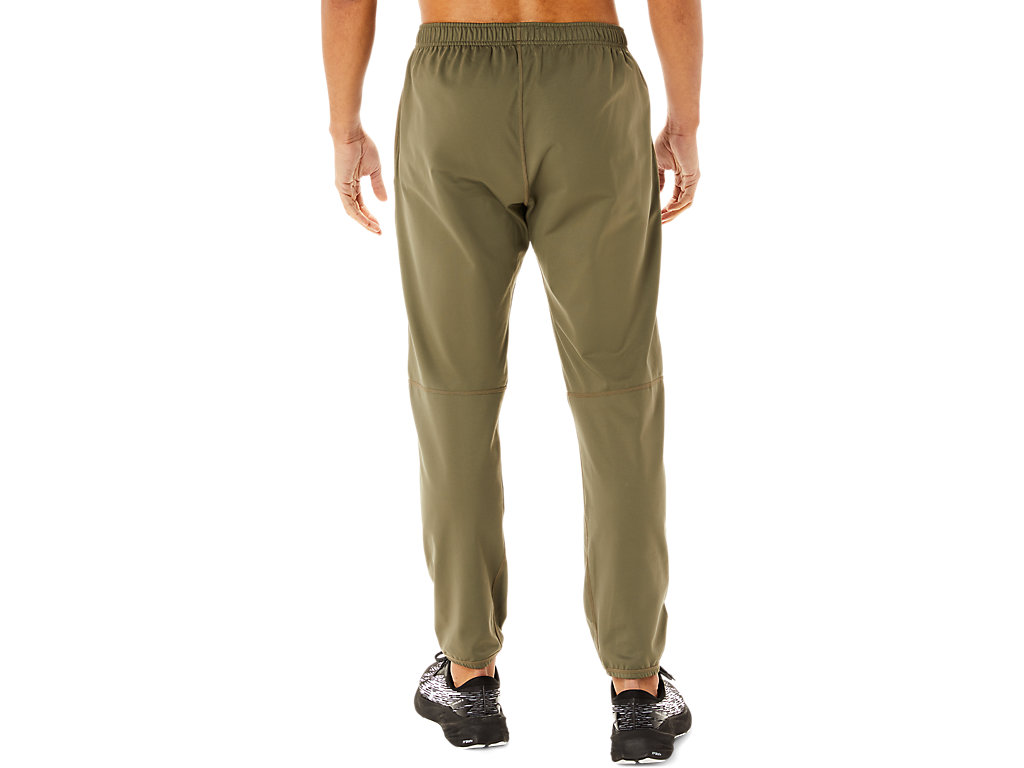 Men's Asics Brushed Knits Pants Green | 2596-JFHIO