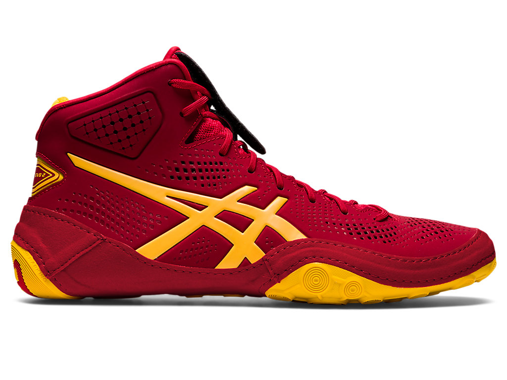 Men\'s Asics Dan Gable Evo 2 Wrestling Shoes Red | 1469-SUABG