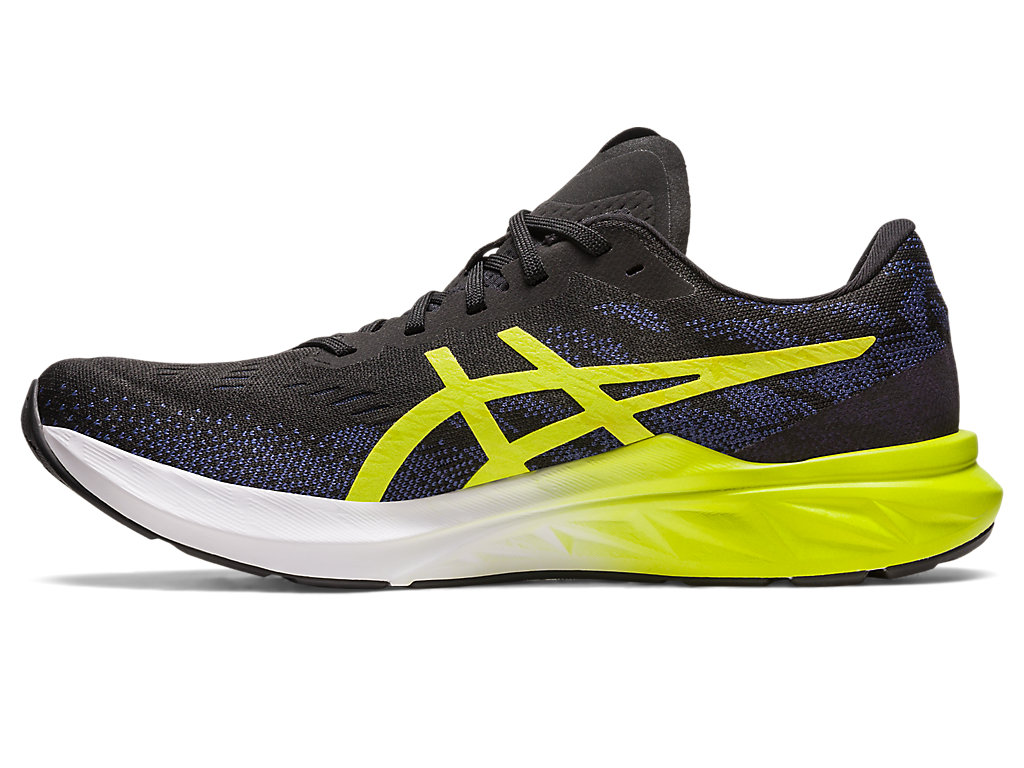 Men's Asics Dynablast 3 Running Shoes Black / Light Green | 2751-FMLRS