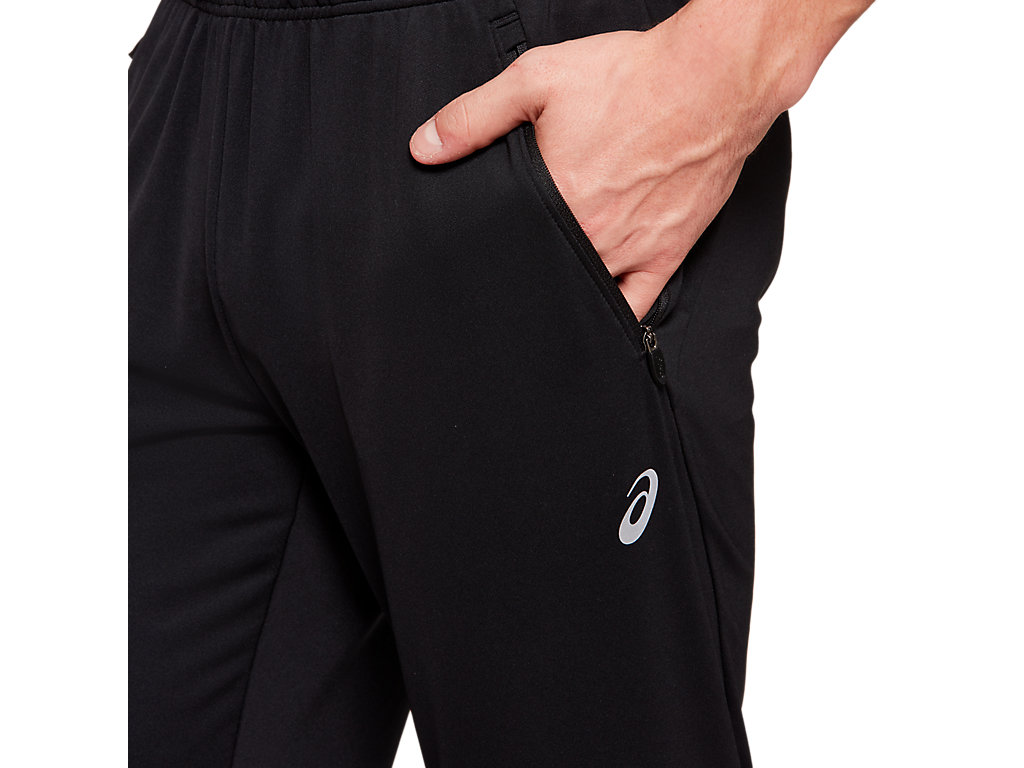 Men's Asics Essential Pants Black | 7829-QABHO