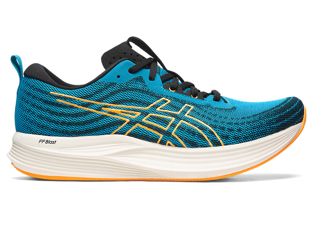 Men\'s Asics Evoride Speed Running Shoes Blue / Orange | 0134-KHWCO