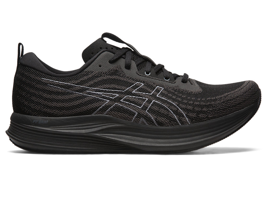 Men\'s Asics Evoride Speed Running Shoes Black / Grey | 5302-VDIYX