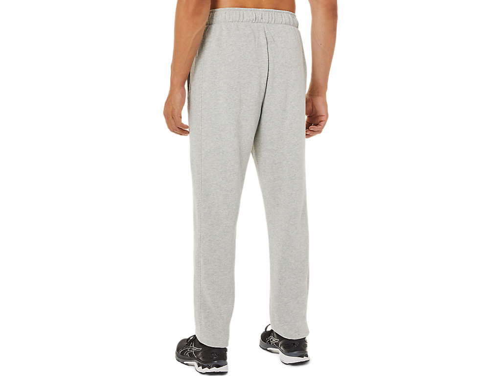 Men's Asics Fleece Tapered Pants Light Grey | 9061-TCUBS