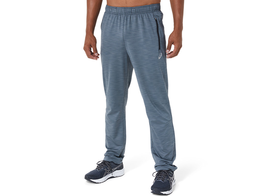 Men\'s Asics Fp Pants Dark Grey | 6095-TIRBS