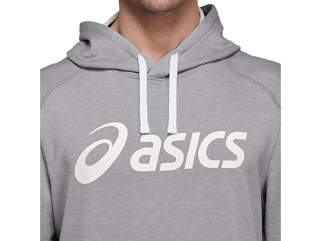 Men's Asics French Terry Hoodie White | 3092-ICLSM