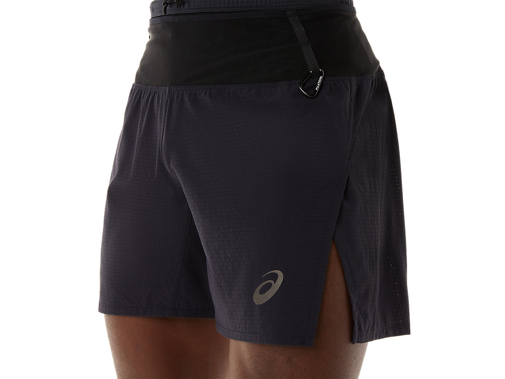 Men's Asics Fujitrail Shorts Black | 5683-HUTFY