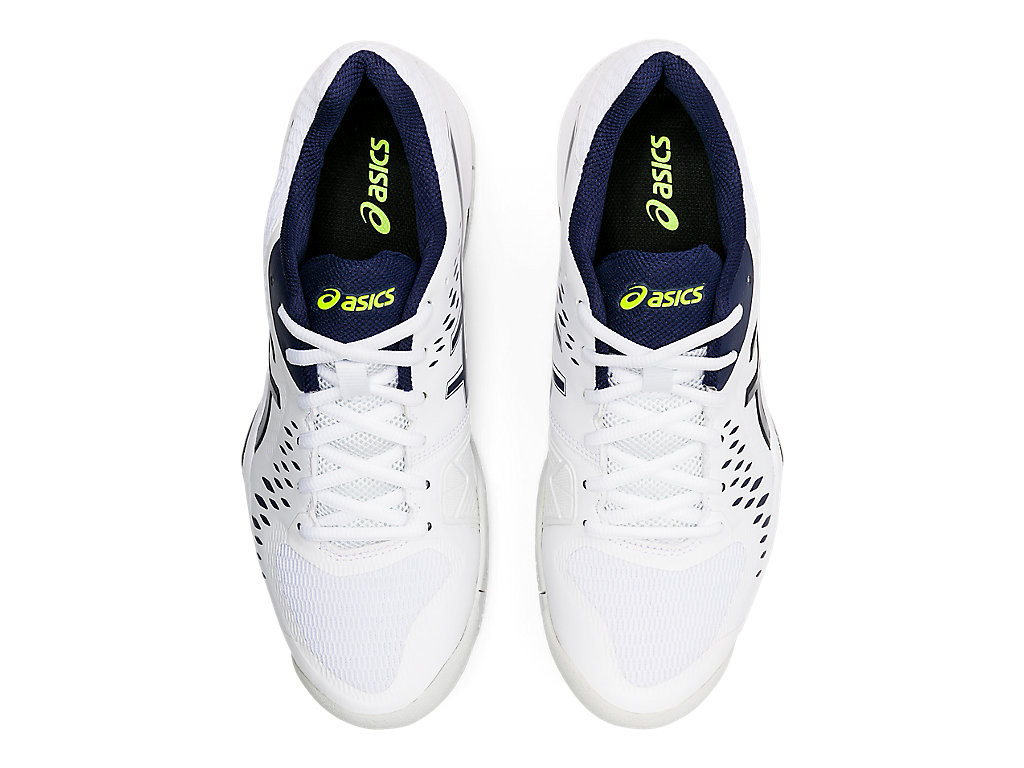 Men's Asics Gel-Challenger 12 Tennis Shoes White / Navy | 1746-TSWAU