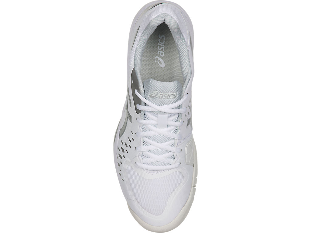 Men's Asics Gel-Challenger 12 Tennis Shoes White / Silver | 8725-FPGJR