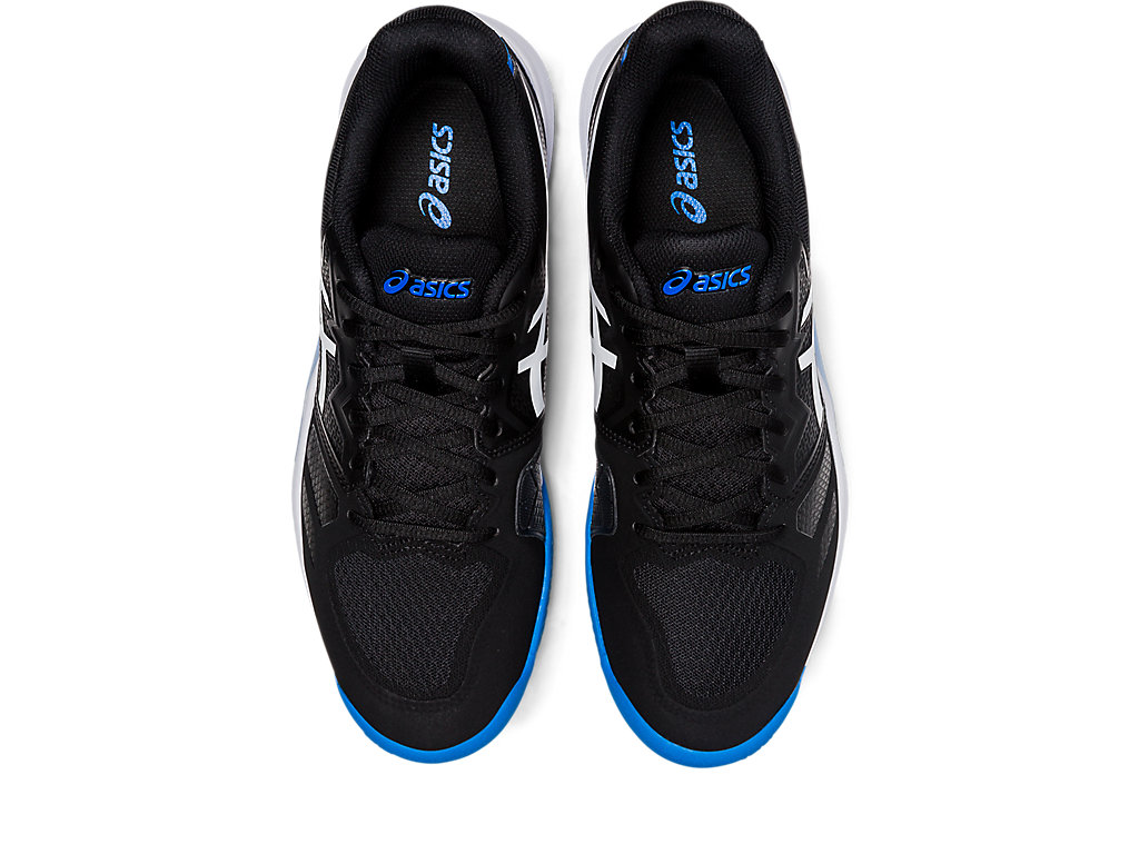 Men's Asics Gel-Challenger 13 Clay Tennis Shoes Black / Blue | 8637-KYAPT