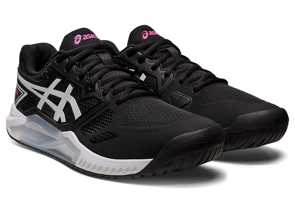 Men's Asics Gel-Challenger 13 Tennis Shoes Black / Pink | 1956-OFNVS