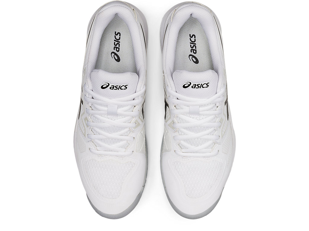 Men's Asics Gel-Challenger 13 Tennis Shoes White / Black | 6704-FVXDL