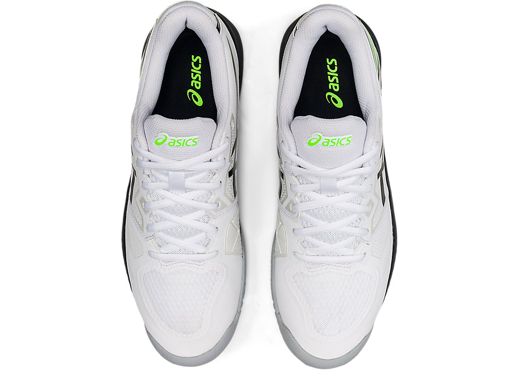 Men's Asics Gel-Challenger 13 Tennis Shoes White / Green | 9782-HIXKV