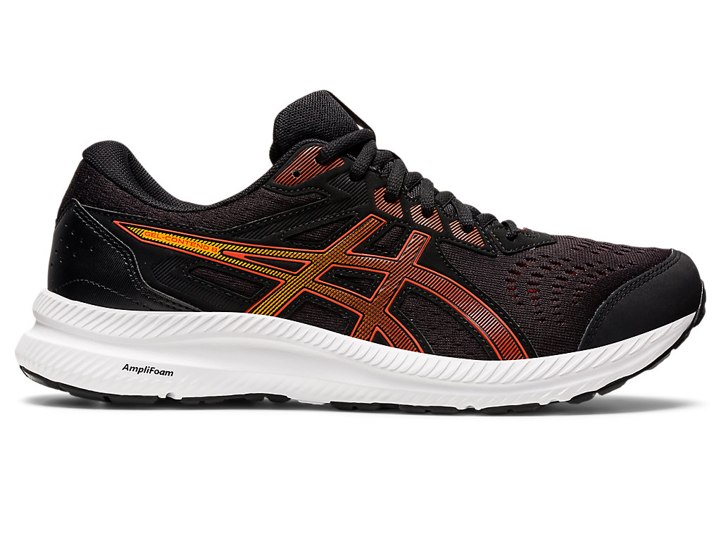 Men\'s Asics Gel-Contend 8 Running Shoes Black / Pink | 1932-MSIJA