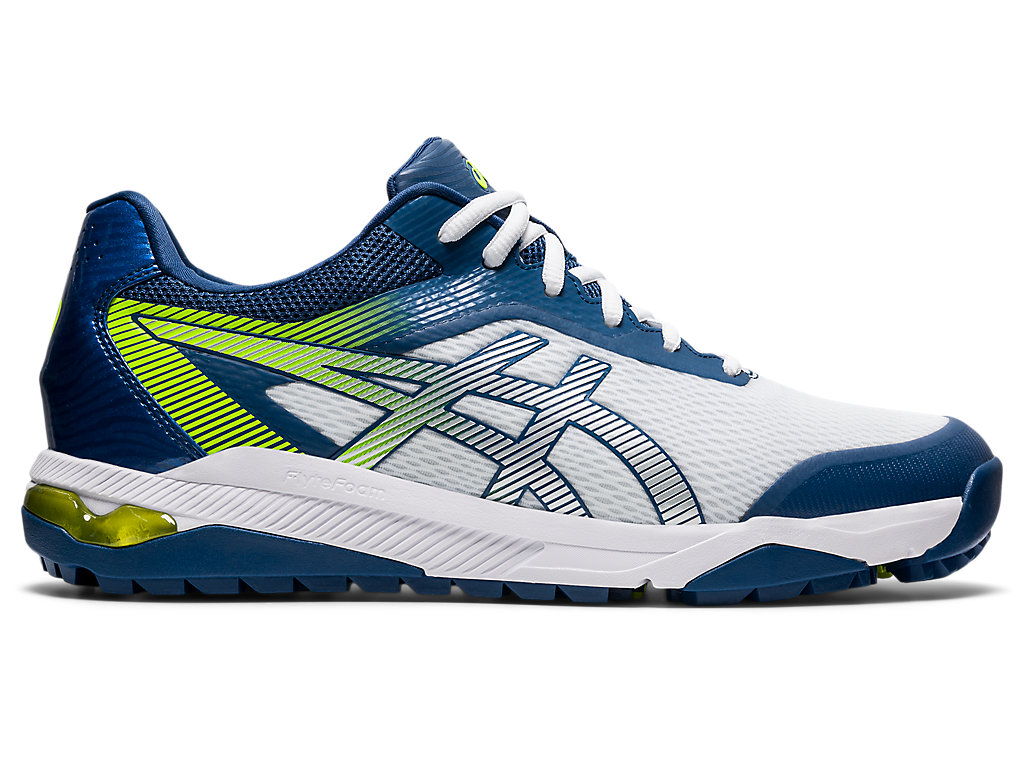 Men\'s Asics Gel-Course Ace Golf Shoes White / Silver | 8296-QLZPS