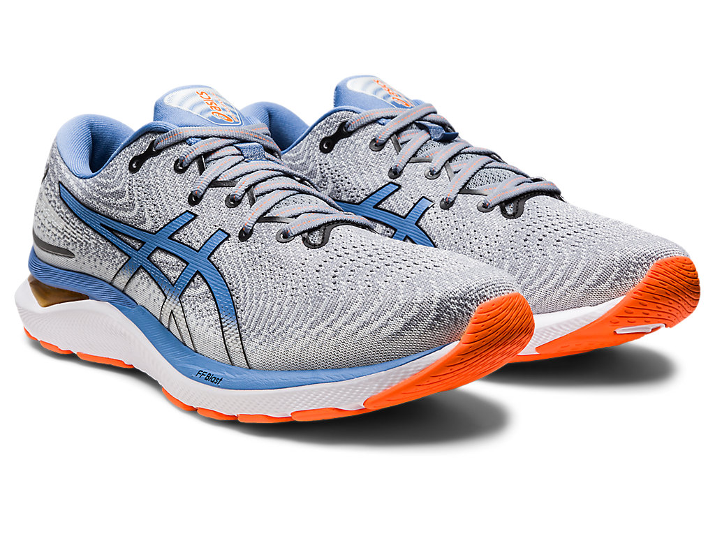 Men's Asics Gel-Cumulus 24 Running Shoes Blue | 3482-PZJRB