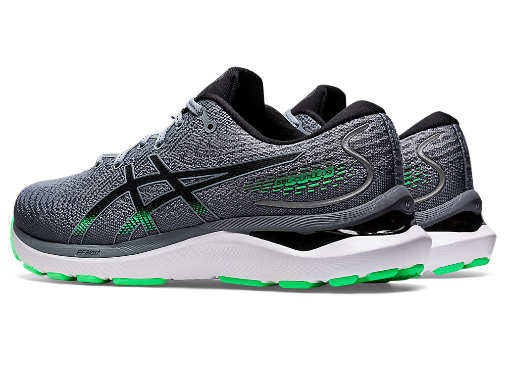 Men's Asics Gel-Cumulus 24 Running Shoes Black | 5023-KXUFC