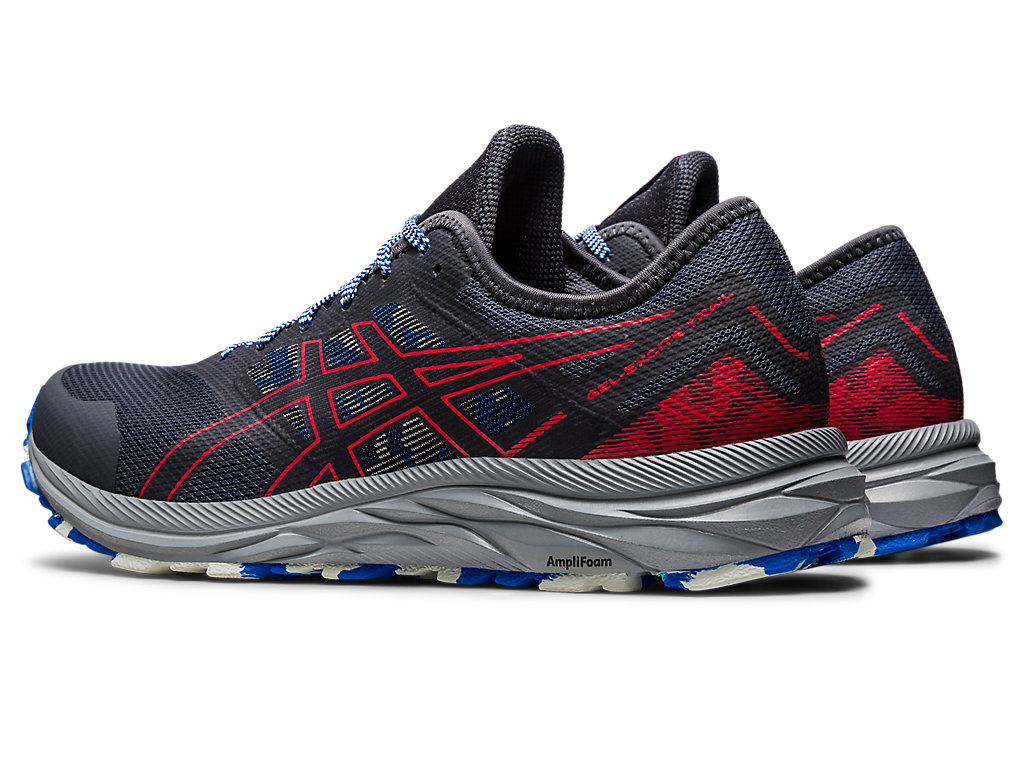 Men's Asics Gel-Excite Trail Running Shoes Grey / Red | 0743-SBTXR