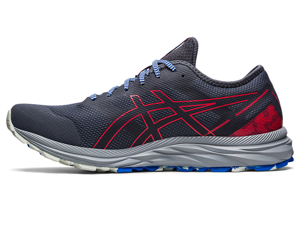 Men's Asics Gel-Excite Trail Running Shoes Grey / Red | 0743-SBTXR