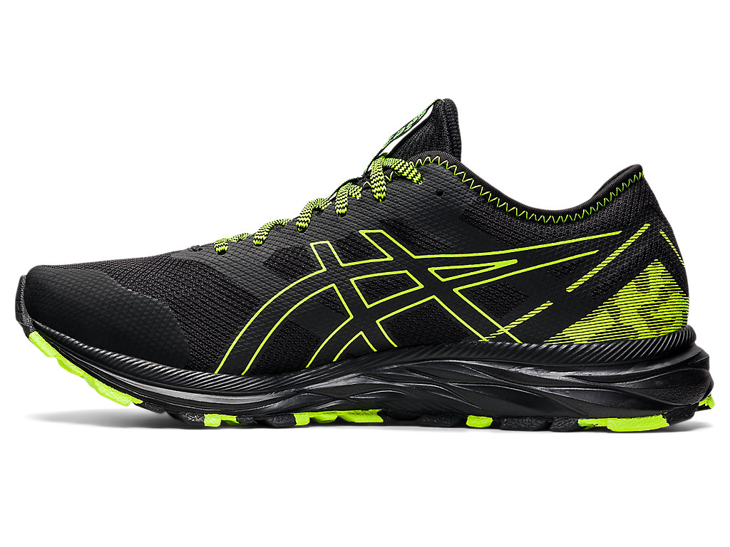 Men's Asics Gel-Excite Trail Walking Shoes Black / Green | 6038-VWMGE