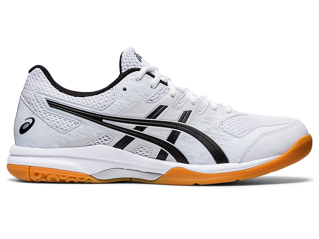 Men\'s Asics Gel-Furtherup Indoor Shoes White / Black | 6173-AYOMX