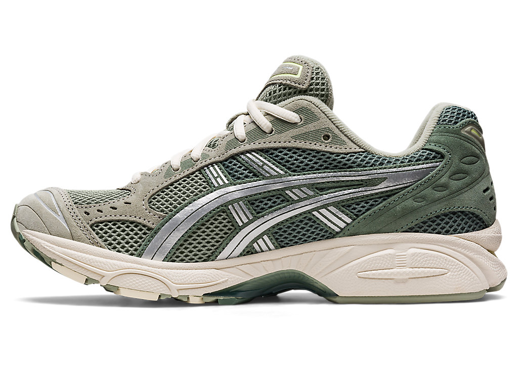 Men's Asics Gel-Kayano 14 Sneakers Olive Grey / Silver | 8436-RDVBN