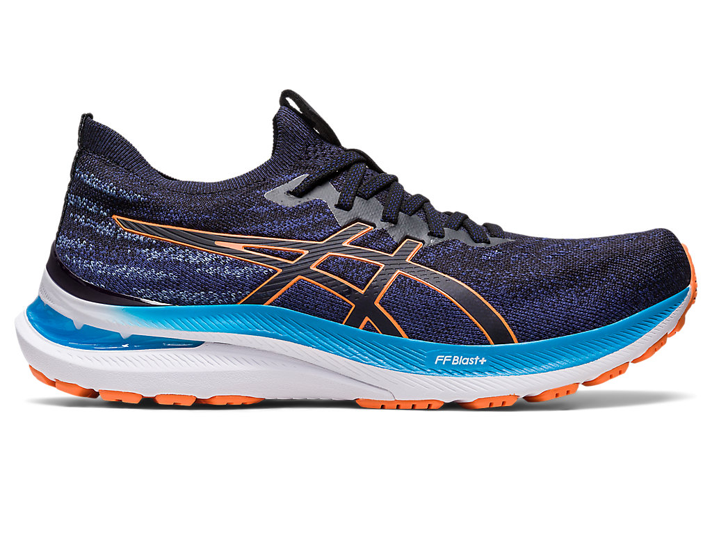 Men\'s Asics Gel-Kayano 29 Mk Running Shoes Indigo Blue / Orange Coral | 5042-NGEML