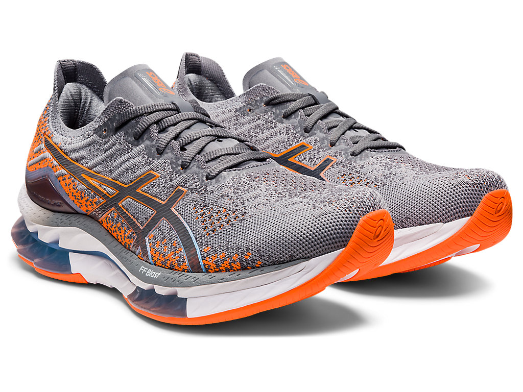 Men's Asics Gel-Kinsei Blast Running Shoes Orange | 8673-ZIERC