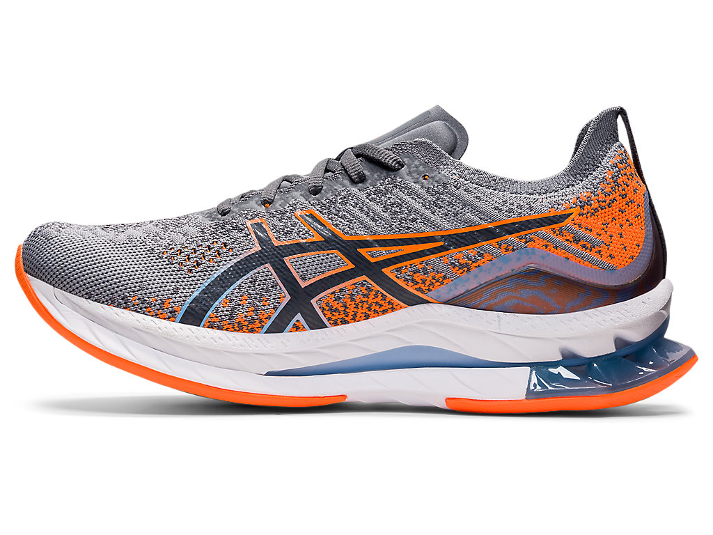 Men's Asics Gel-Kinsei Blast Running Shoes Orange | 8673-ZIERC