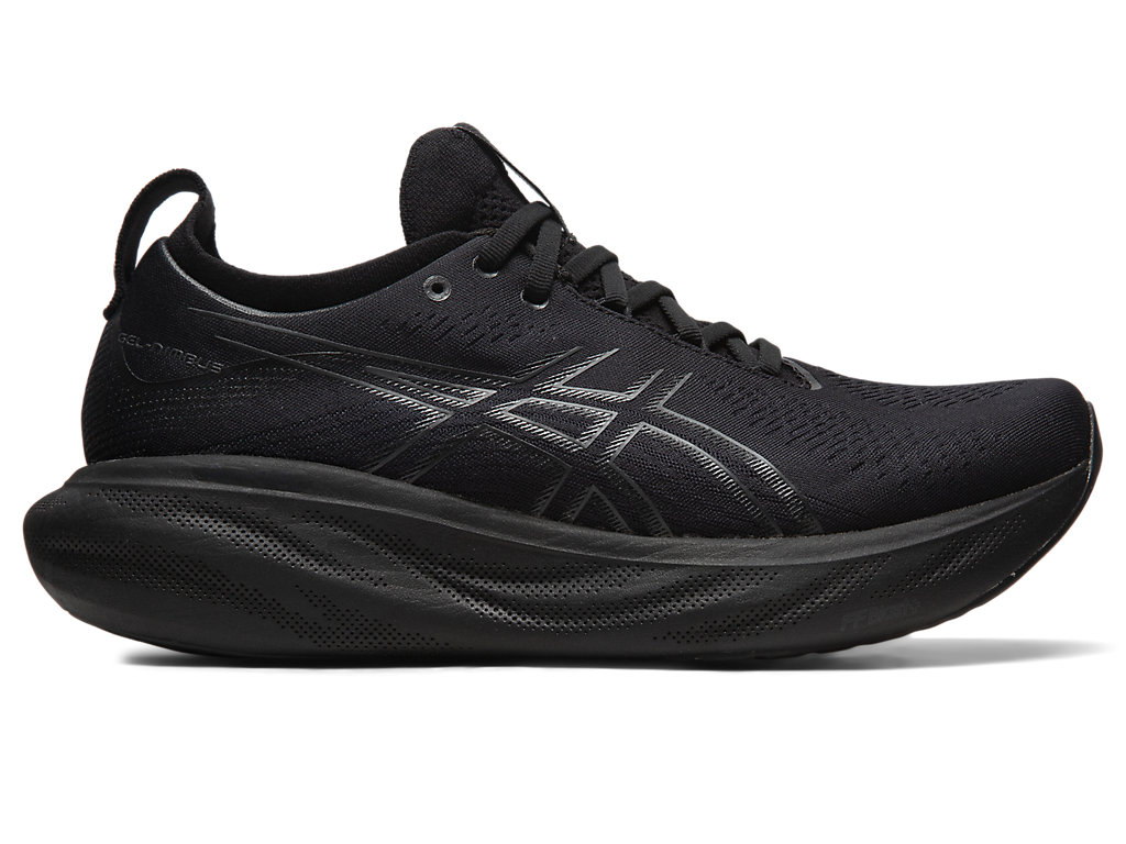 Men\'s Asics Gel-Nimbus 25 Running Shoes Black | 0815-EWVUY