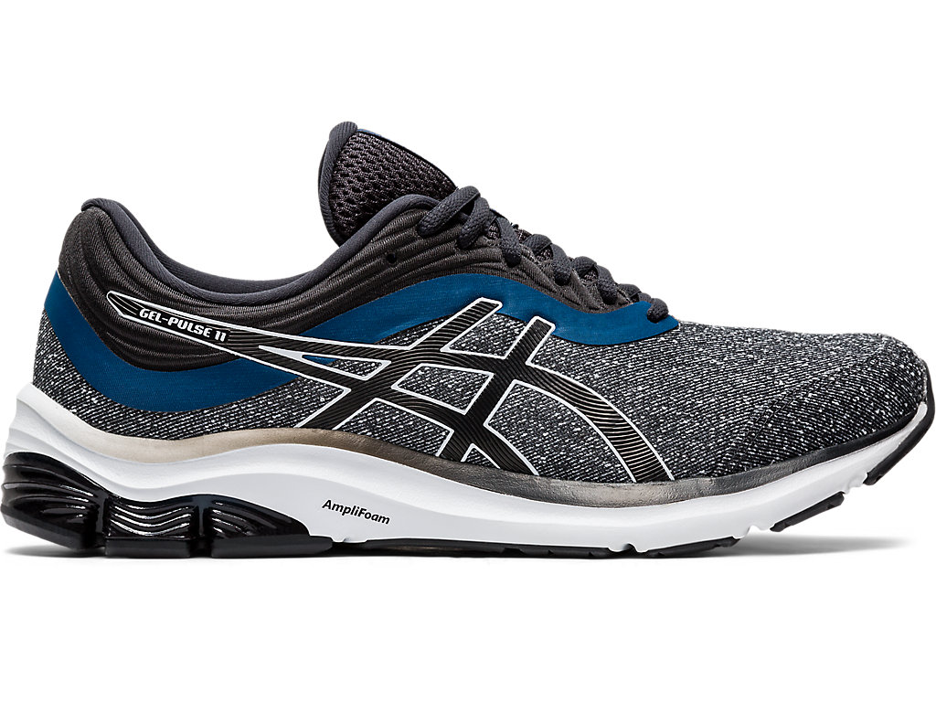 Men\'s Asics Gel-Pulse 11 Mx Walking Shoes Deep Grey / White | 8149-CSEJI