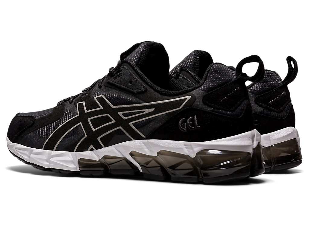 Men's Asics Gel-Quantum 180 Sneakers Black / Deep Grey | 7892-XEUCK