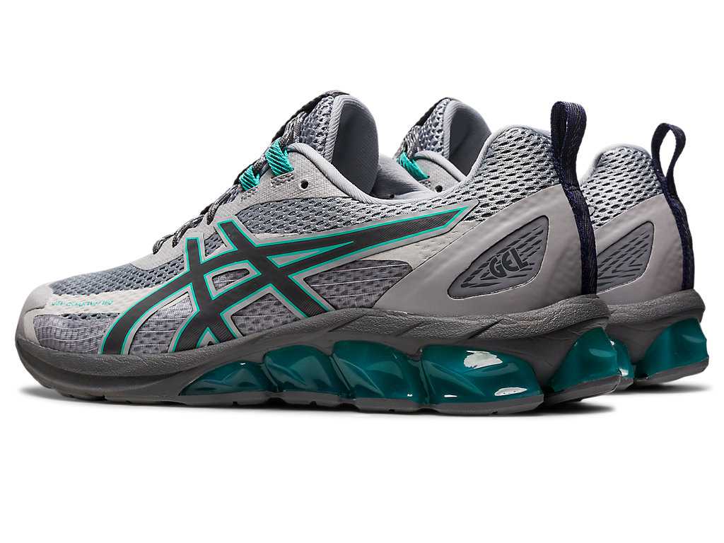 Men's Asics Gel-Quantum 180 Vii Sneakers Grey / Light Green | 0385-HLGPN