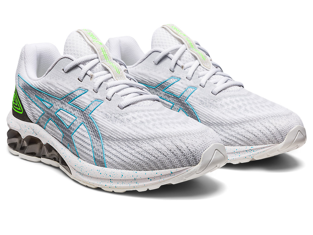 Men's Asics Gel-Quantum 180 Vii Sneakers White / Grey | 0469-VZKAS