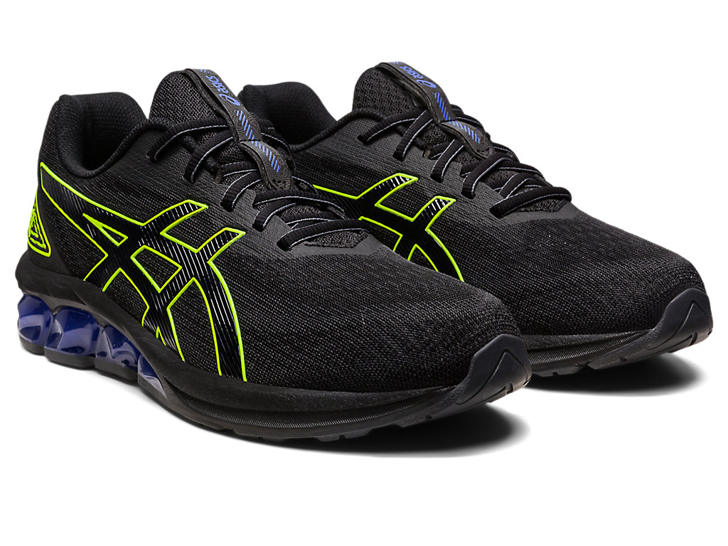 Men's Asics Gel-Quantum 180 Vii Sneakers Black / Yellow | 5907-ZNDHA