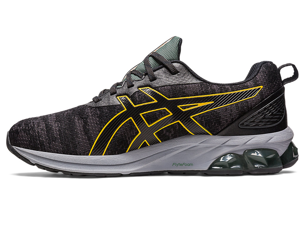 Men's Asics Gel-Quantum 180 Vii Sneakers Black / Dark Green | 6801-ZFKIT