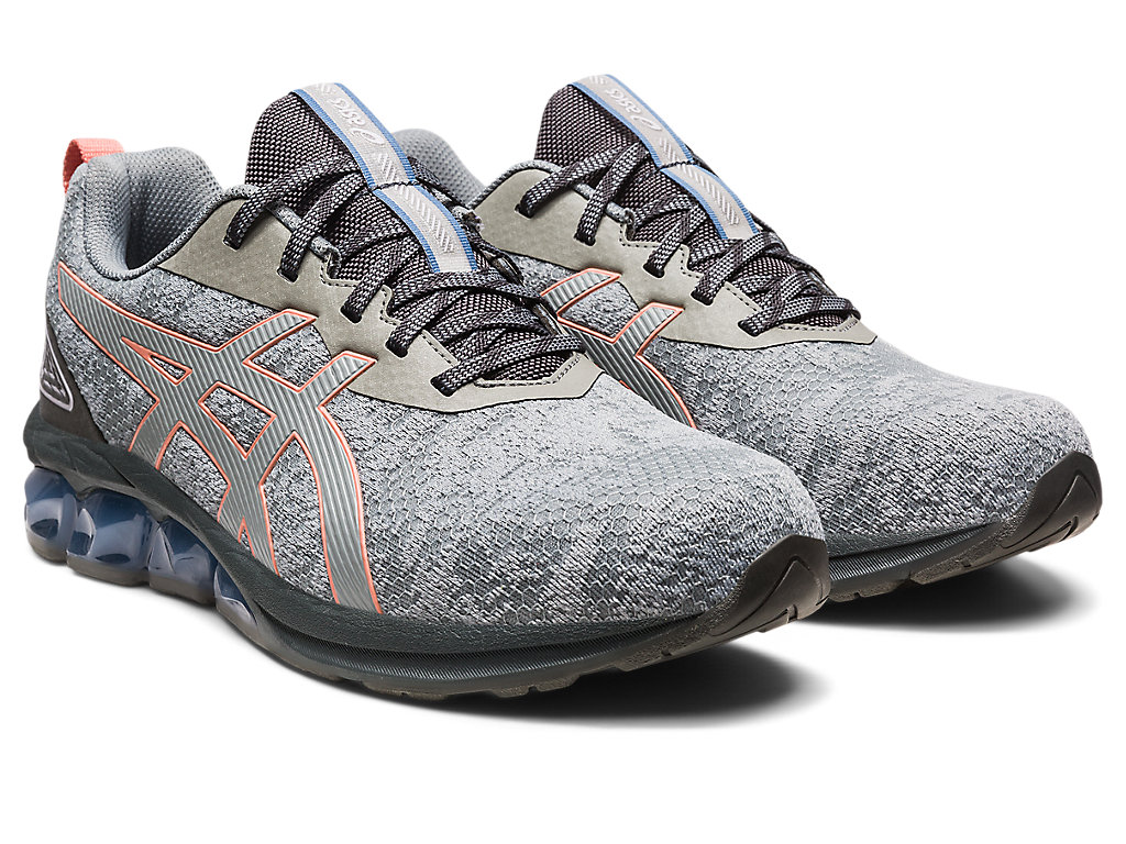 Men's Asics Gel-Quantum 180 Vii Sneakers Grey / Dark Grey | 8617-PLEXH