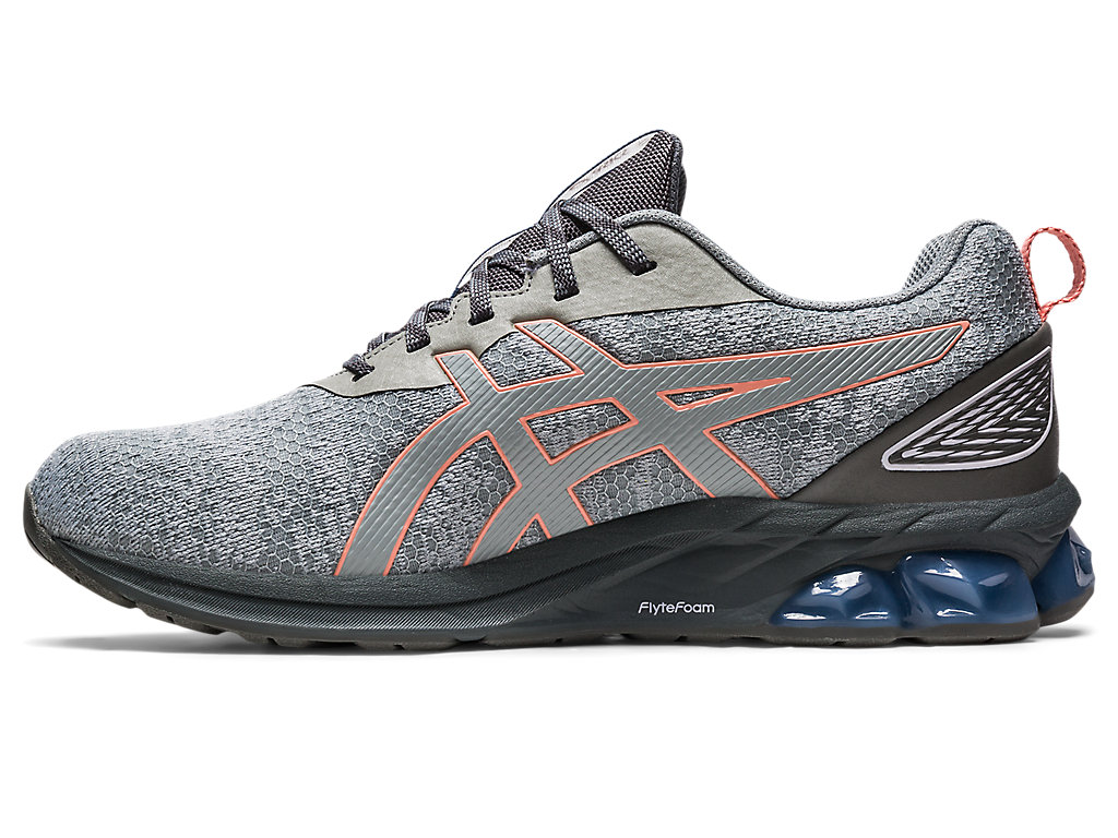 Men's Asics Gel-Quantum 180 Vii Sneakers Grey / Dark Grey | 8617-PLEXH