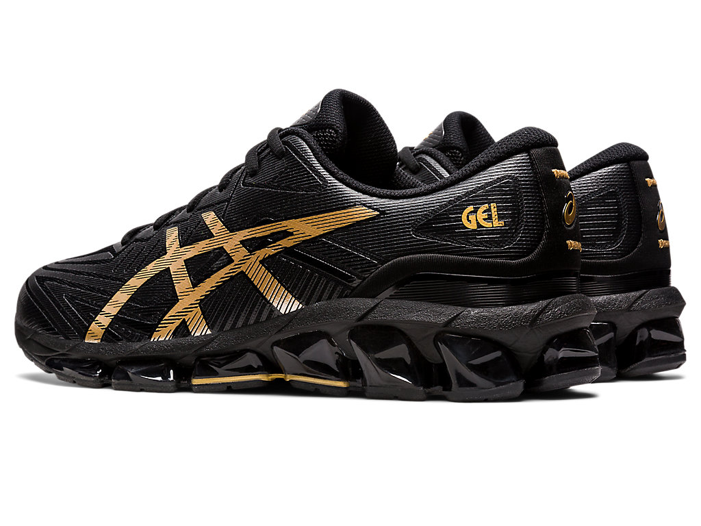 Men's Asics Gel-Quantum 360 Vii Sneakers Black / Gold | 0436-RXQCW