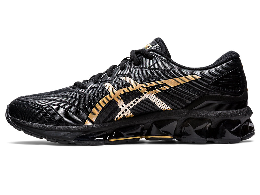 Men's Asics Gel-Quantum 360 Vii Sneakers Black / Gold | 0436-RXQCW