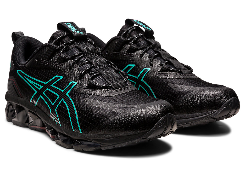 Men's Asics Gel-Quantum 360 Vii Sneakers Black / Light Green | 0628-OGEBJ