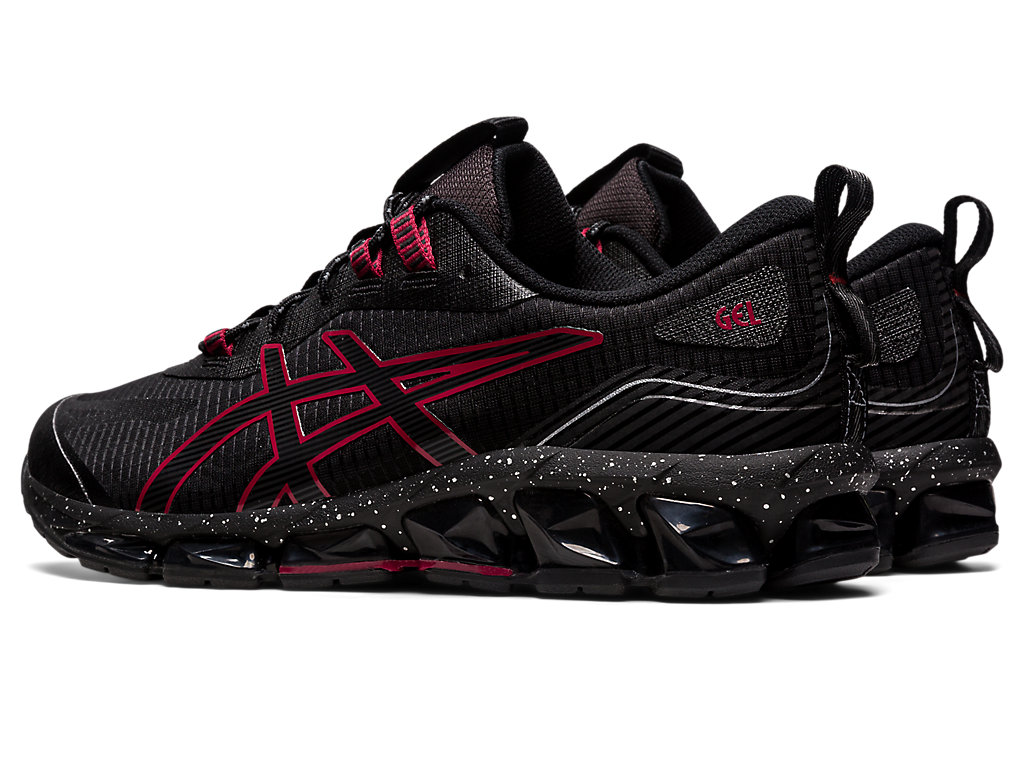 Men's Asics Gel-Quantum 360 Vii Sneakers Black / Burgundy | 5342-FLHVT